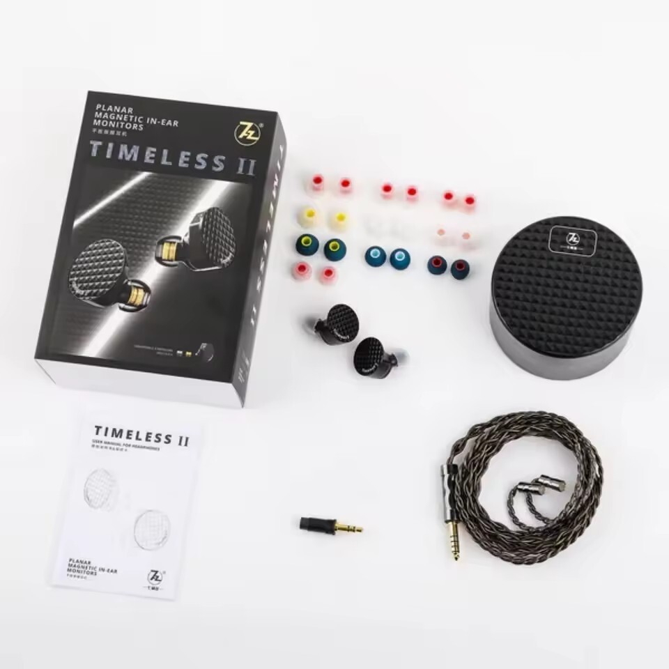 7Hz Timeless II Upgraded 14.5mm Planar Magnetic Driver IEM Hifi Wired Earbuds
