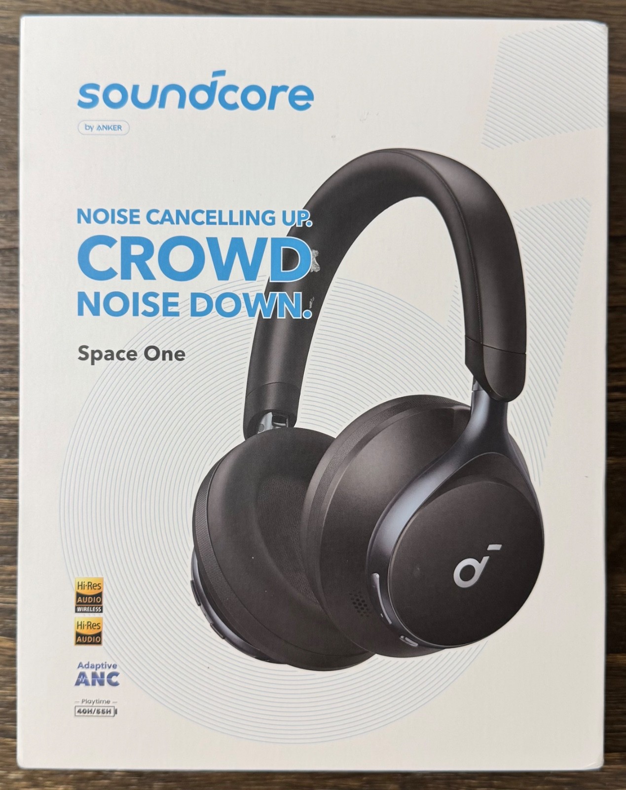 Soundcore Space One Wireless Headphones 2X Stronger Voice Reduction 40H ANC Play