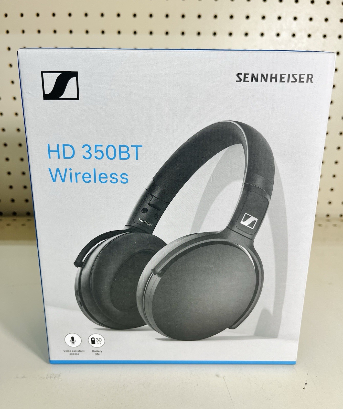 Sennheiser HD350BT Wireless Bluetooth 5.0 Headphones with Mic, 30-Hour Battery