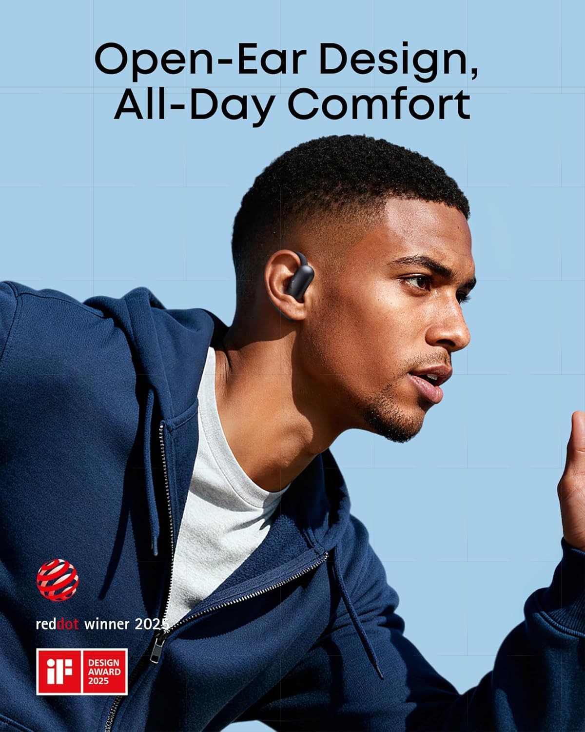 Soundcore AeroFit 2 Open Ear Earbuds 42H IP55 Hi-Res LDAC +18M