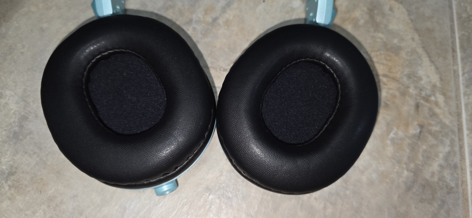 Audio-Technica ATH-M50x Ice Blue Limited Edition Headphones w/ Case NO CABLES