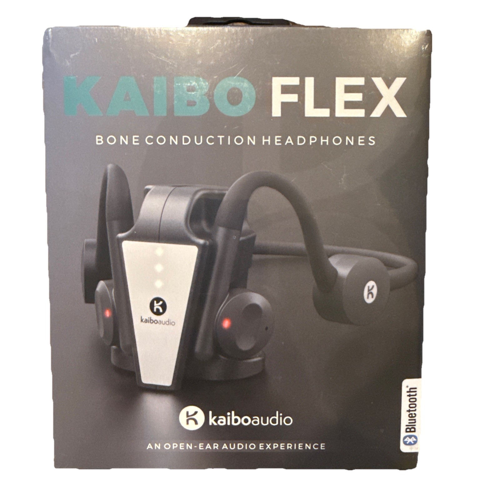 Kaibo Flex Bone Conduction Headphones Brand New Sealed Midnight Black