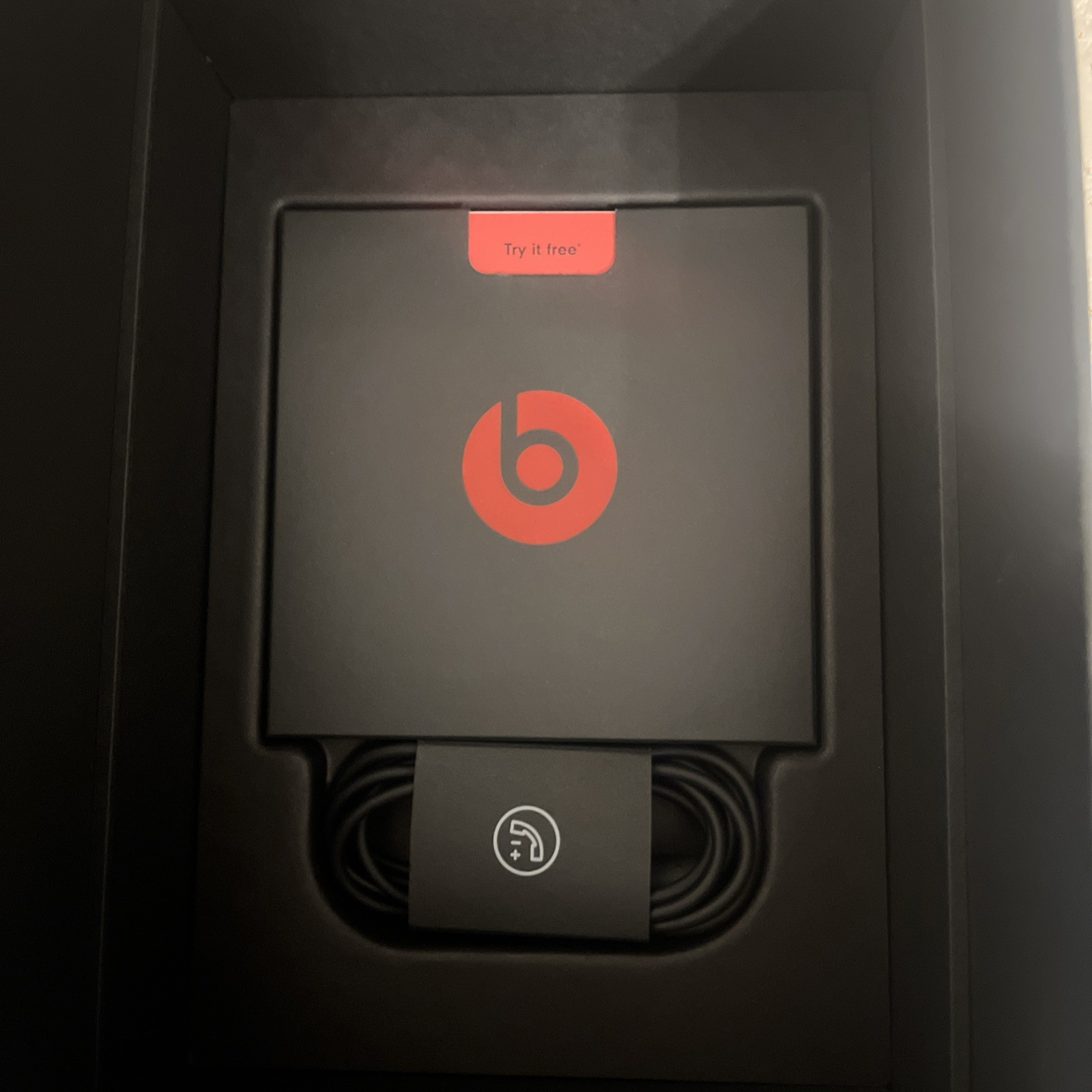 EMPTY BOX Beats Studio 2 Matte Black Wireless Bluetooth Headphones B0501