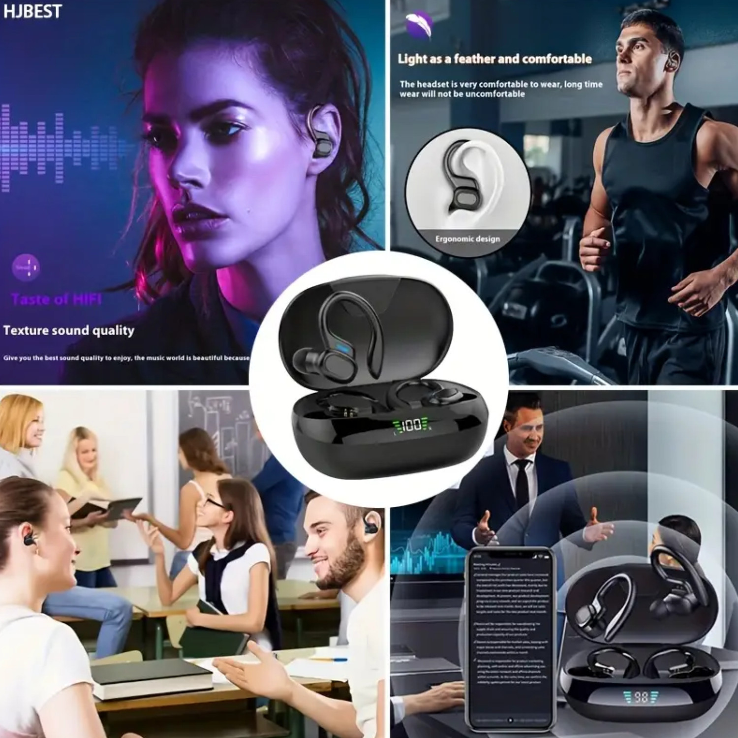 AI Translation Earbuds – 144 Languages, Bluetooth Translator for Everyday Use