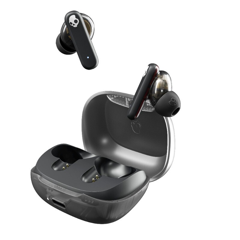 Skullcandy Smokin’ Buds XT True Wireless in-Ear Earbuds, Midnight Smoke