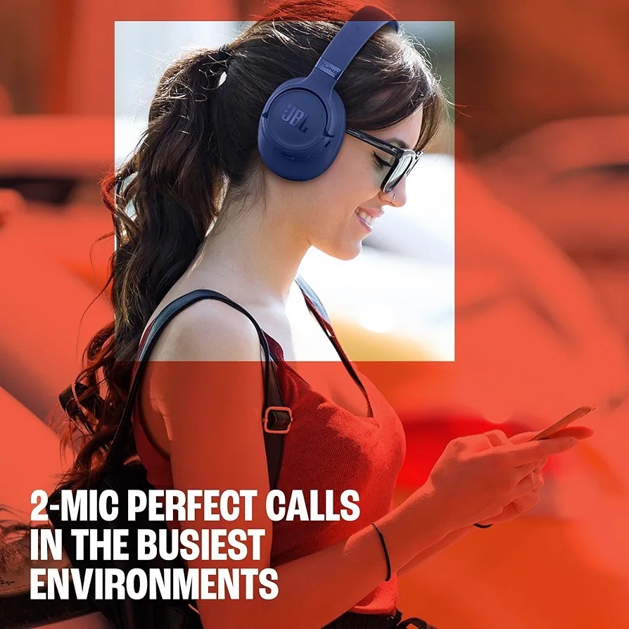 76 Hour JBL Tune 780NC Active Noise Cancelling Over Ear Bluetooth Headphone ANC