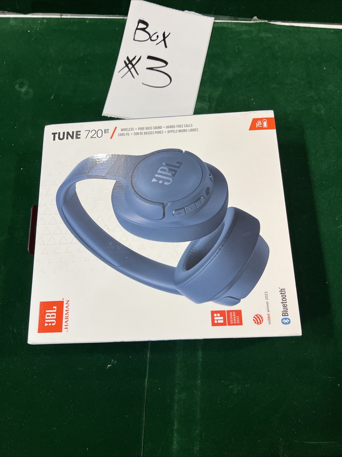 New JBL Tune 720BT, Wireless over-ear headphones