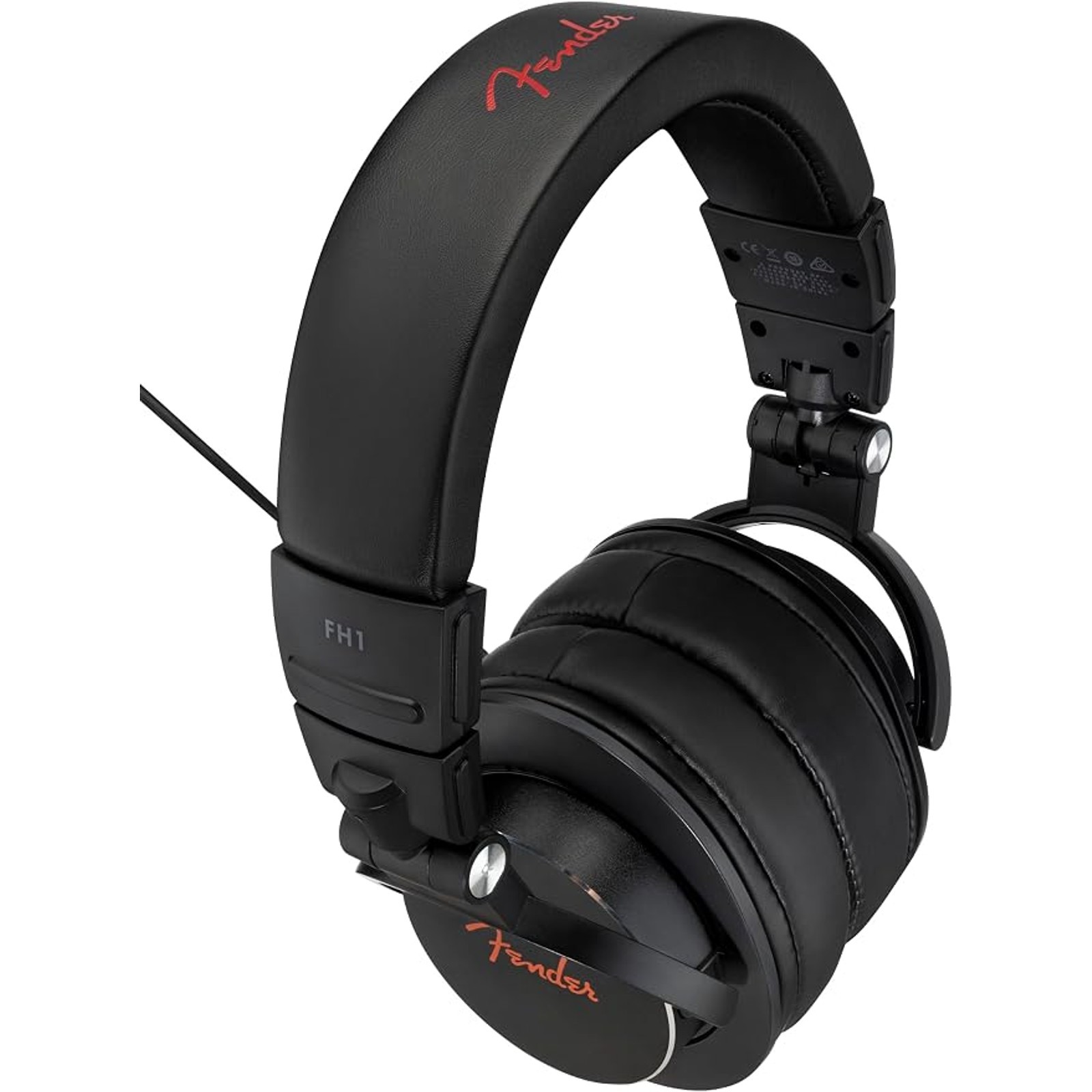 Fender FH1 Professional Studio Monitoring Headphones 45mm Neodymium Driver Black