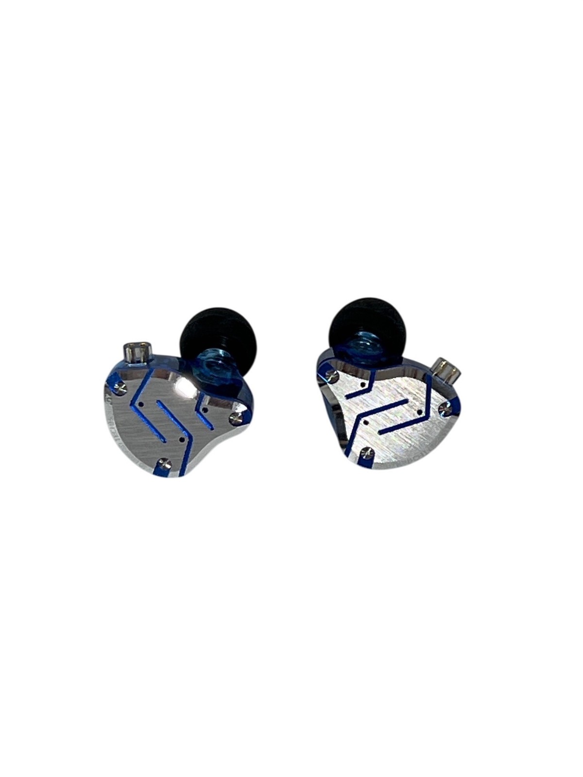 KZ ZS10 Pro, Linsoul 4BA+1DD 5 Driver in-Ear HiFi Metal Earphones With Mic Blue