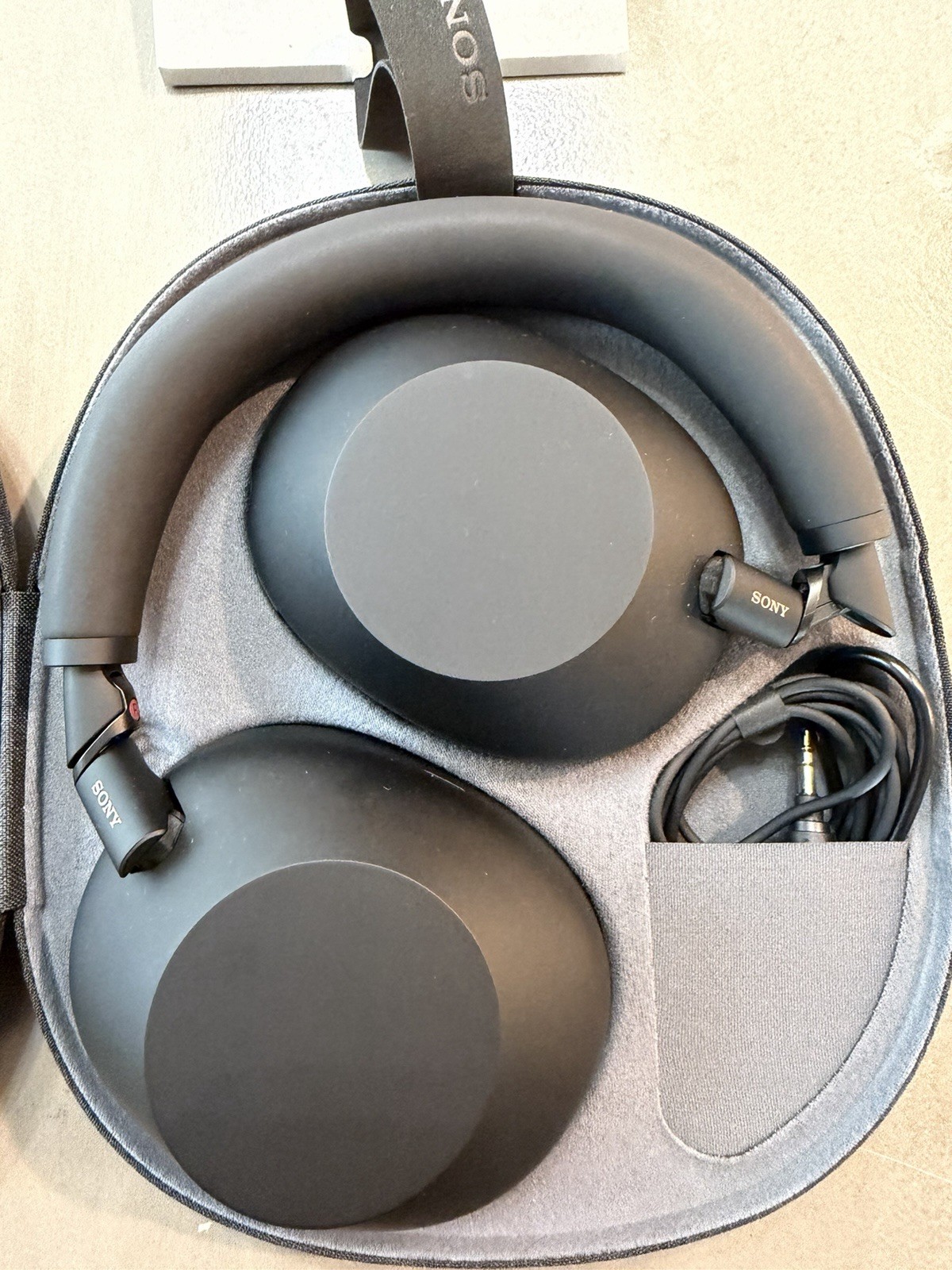 Sony WH-1000XM6 Noise Canceling Headphones Black. New without box