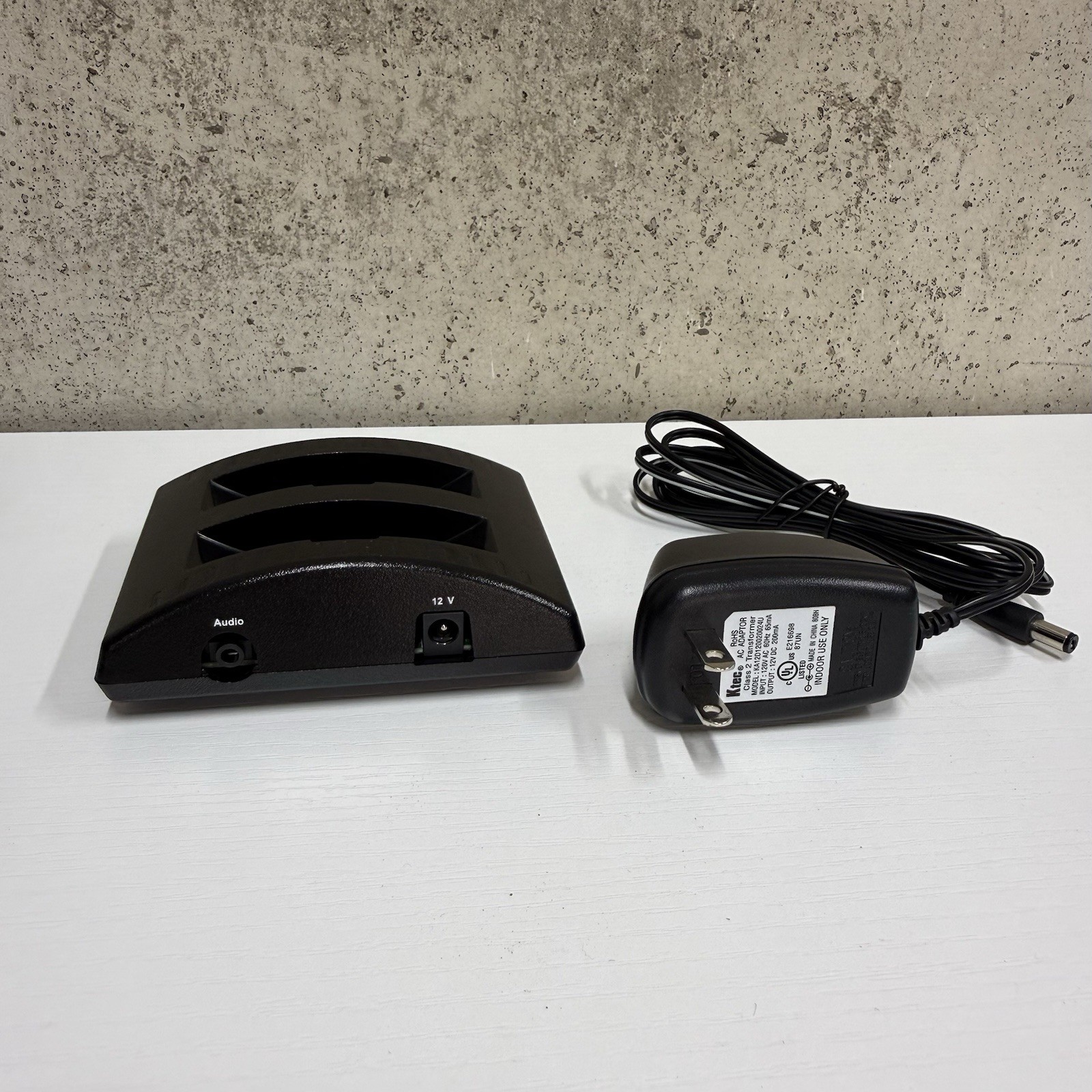 TV Ears Original 2.3 MHz Analog Dual Wireless Headset System 10300 2 Headsets