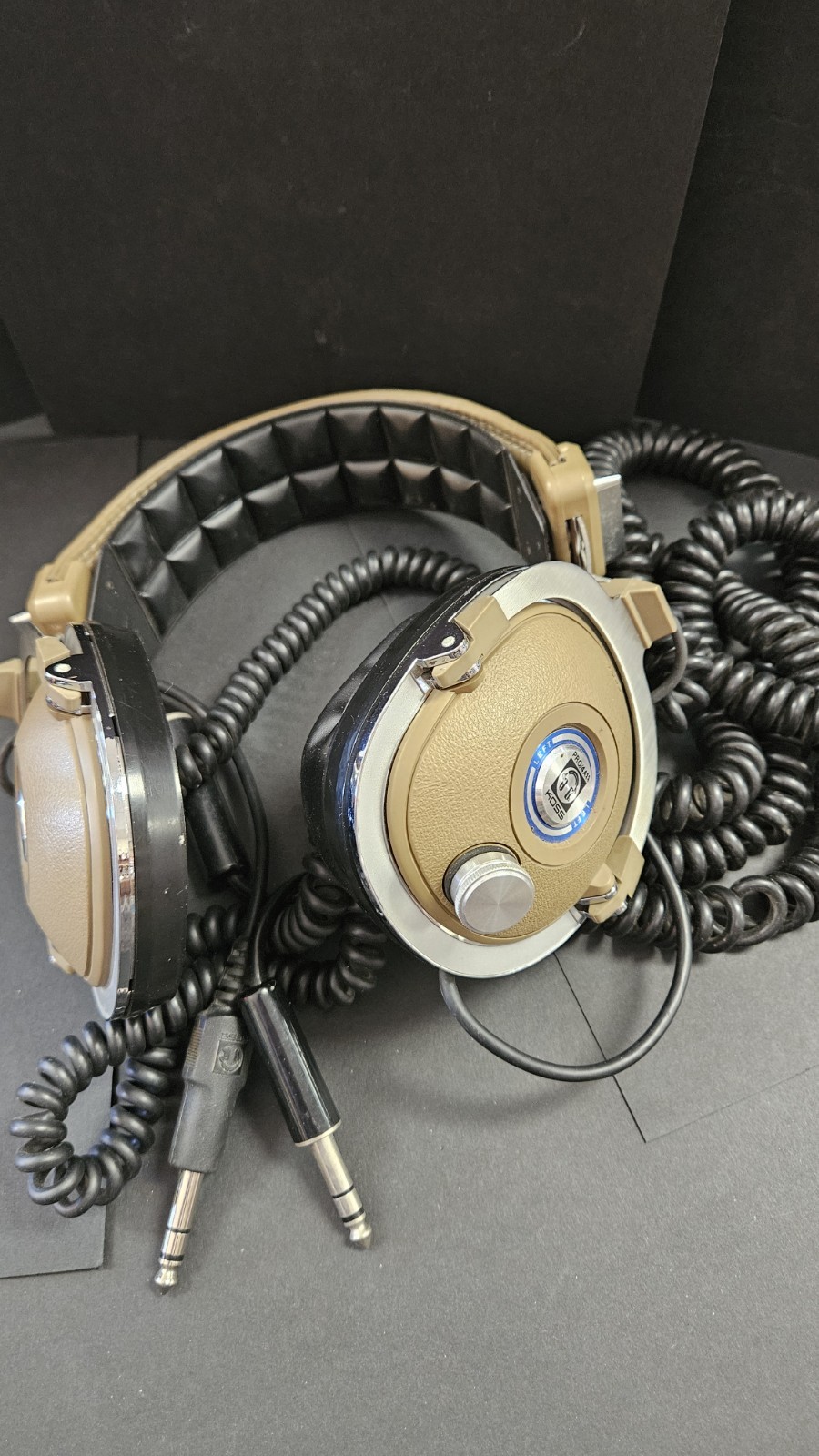 Koss Pro 4AAA Stereo Headphones Wired 1/4” + Xtra Cord USA Made *READ