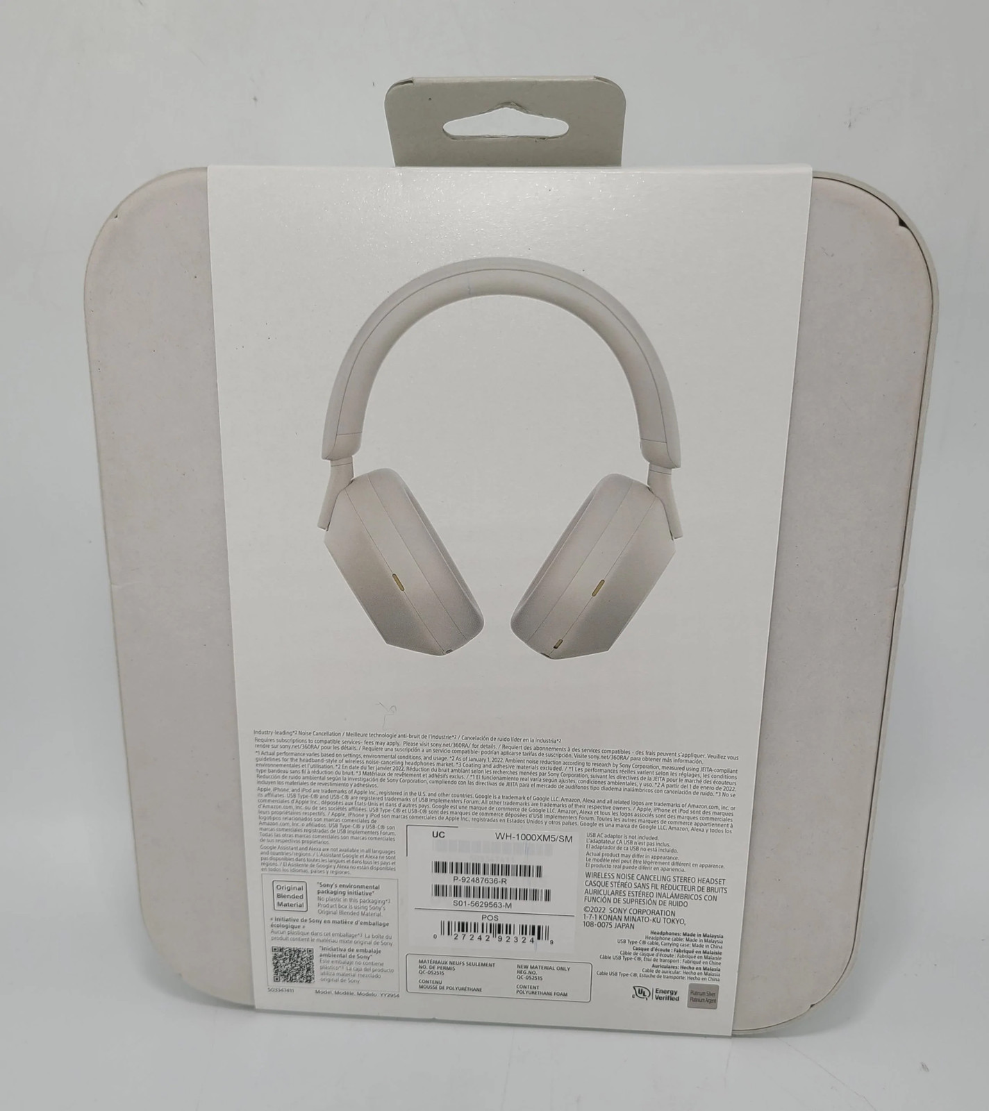 ULN* Sony WH1000XM5 Bluetooth Noise-Canceling Over-the-Ear Headphones – Silver