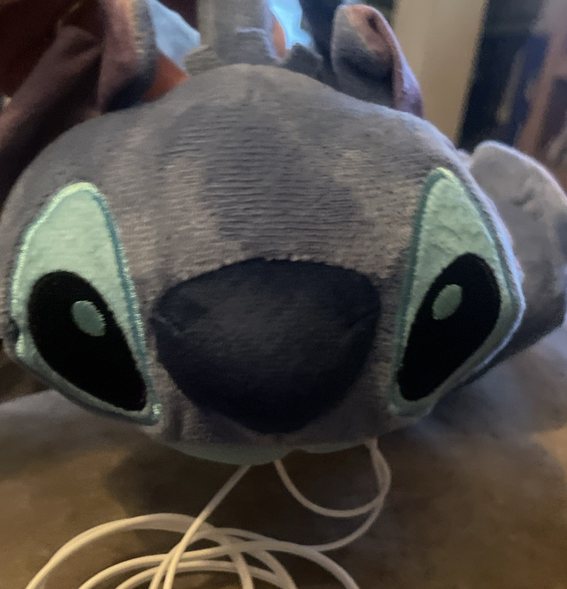 Stitch Plush Headphones 6+ Disney 3.5mm headphone jack New 2024