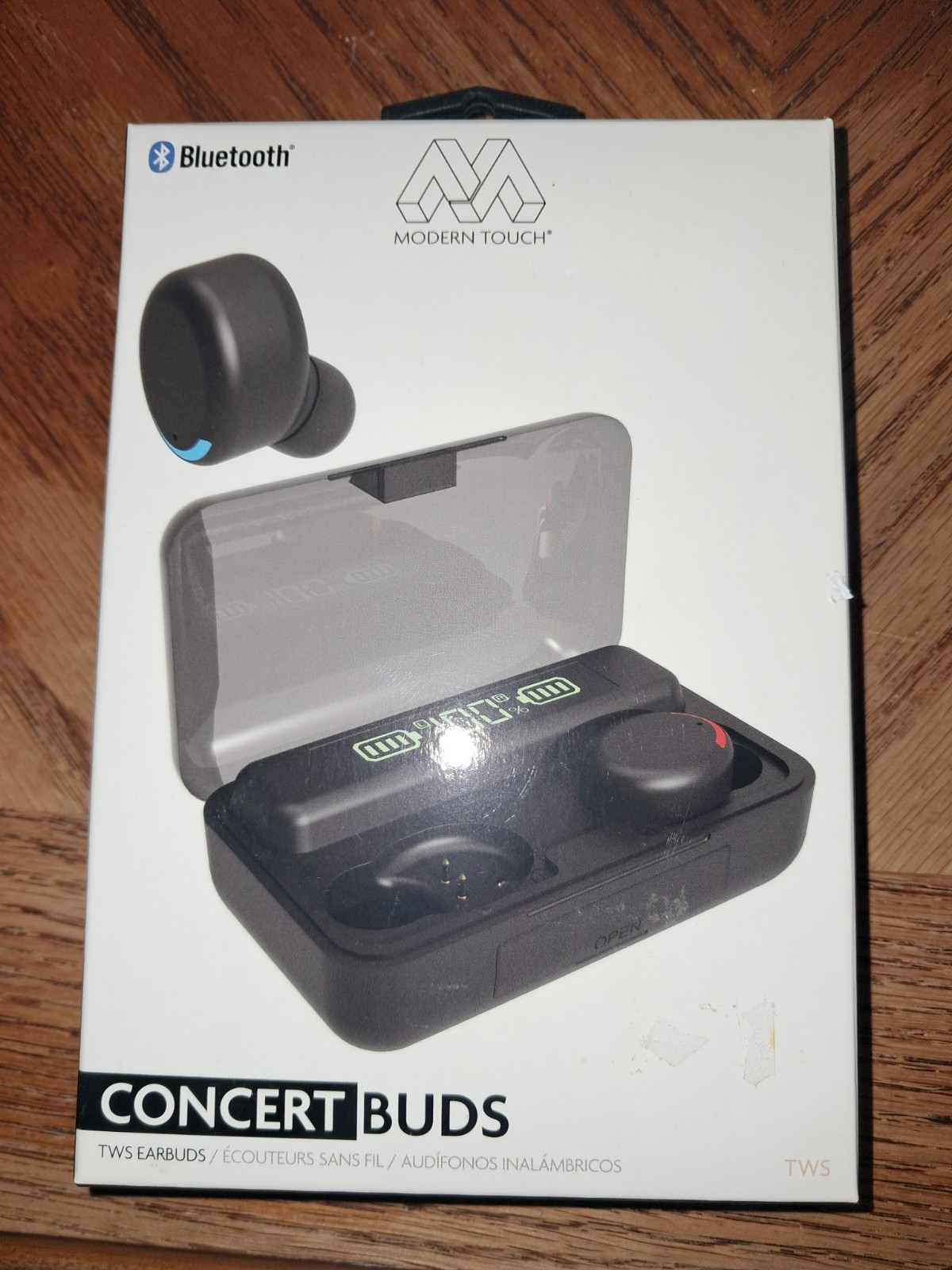 TWS Modern Touch Blue Tooth Concert Buds Charging Case Digital Display BR