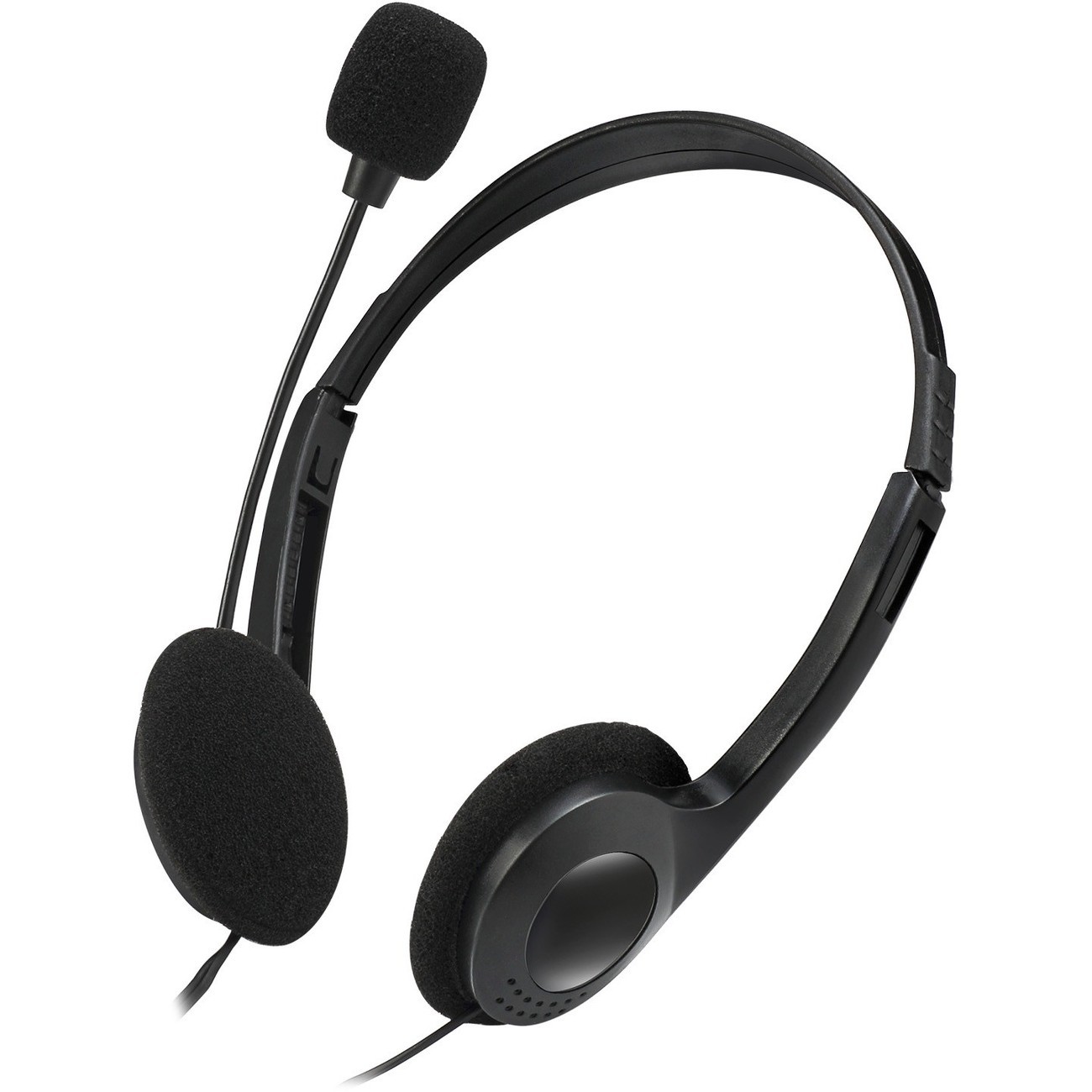 Adesso XTREAMH4 6ft Wired Stereo Headset w/ Mic Noise Cancelling Black