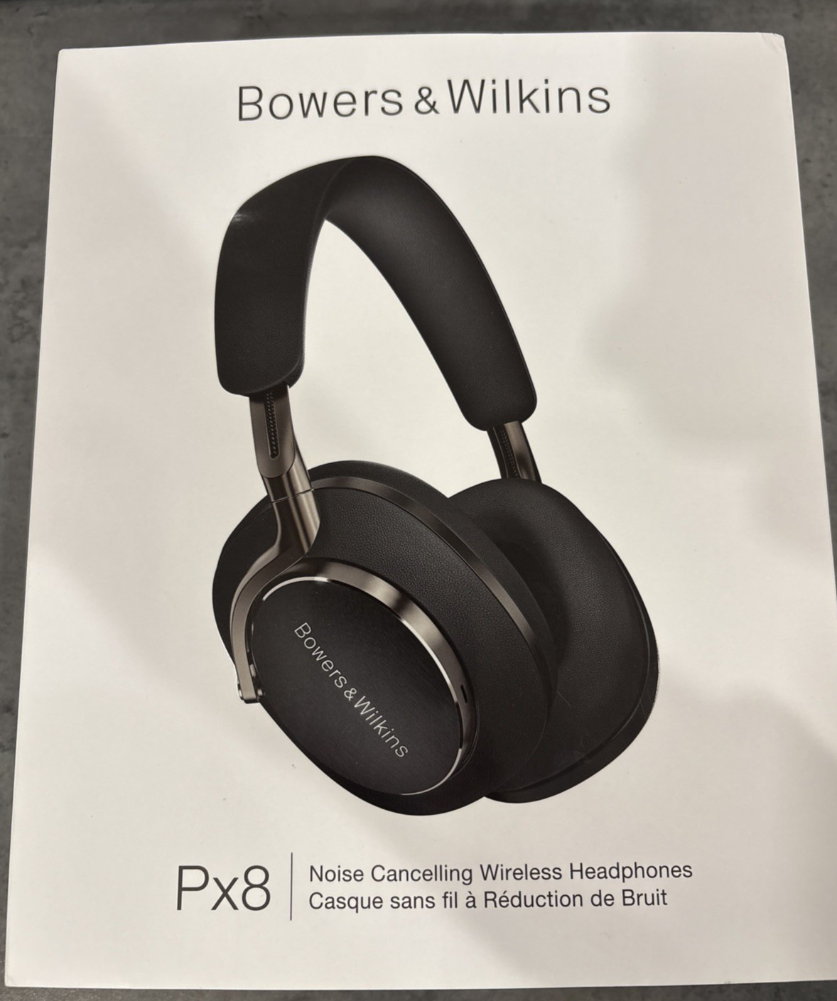 Bowers & Wilkins Px8 Wireless Over-Ear Headphones – Black