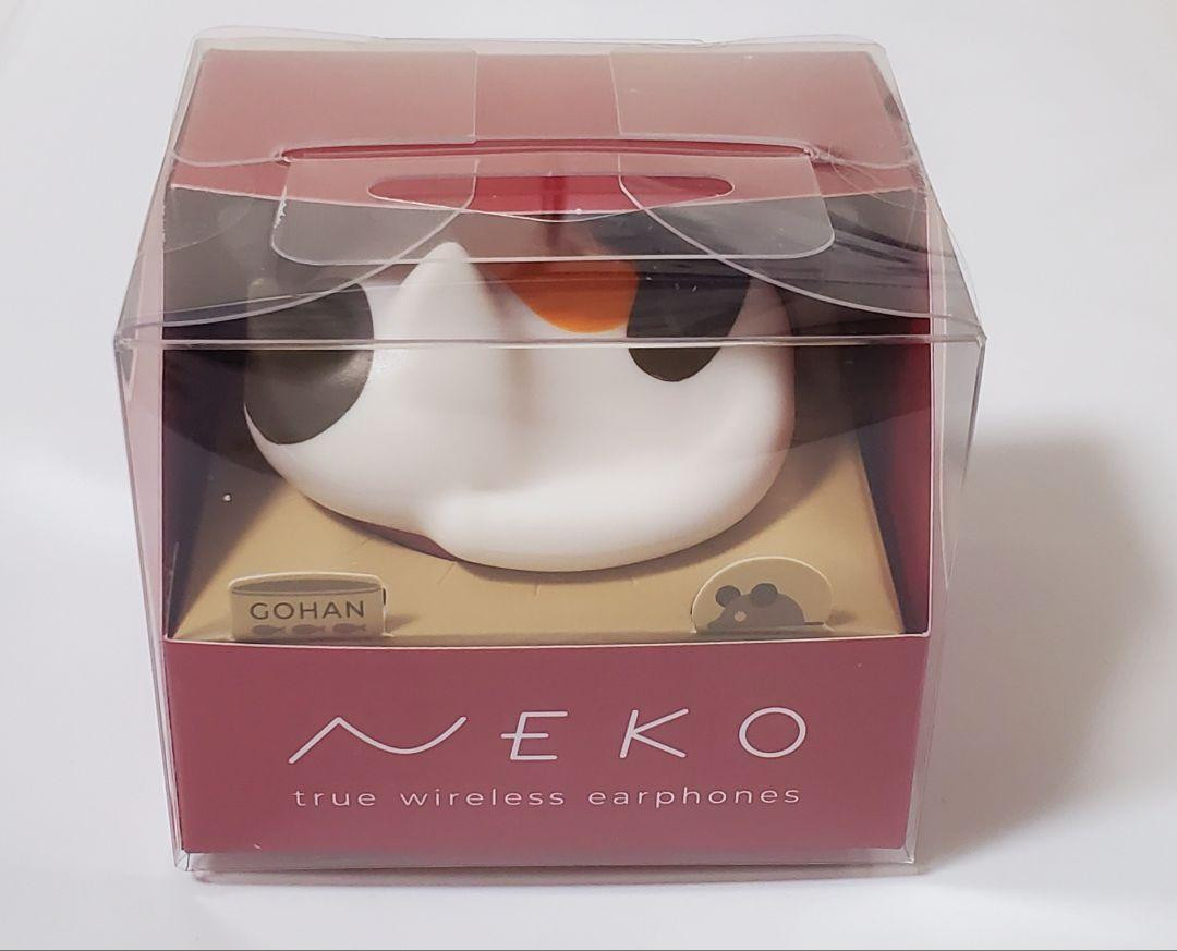 radius NEKO True Wireless Earphones Bluetooth Mike Calico Cat HP-C28BTM Earbuds