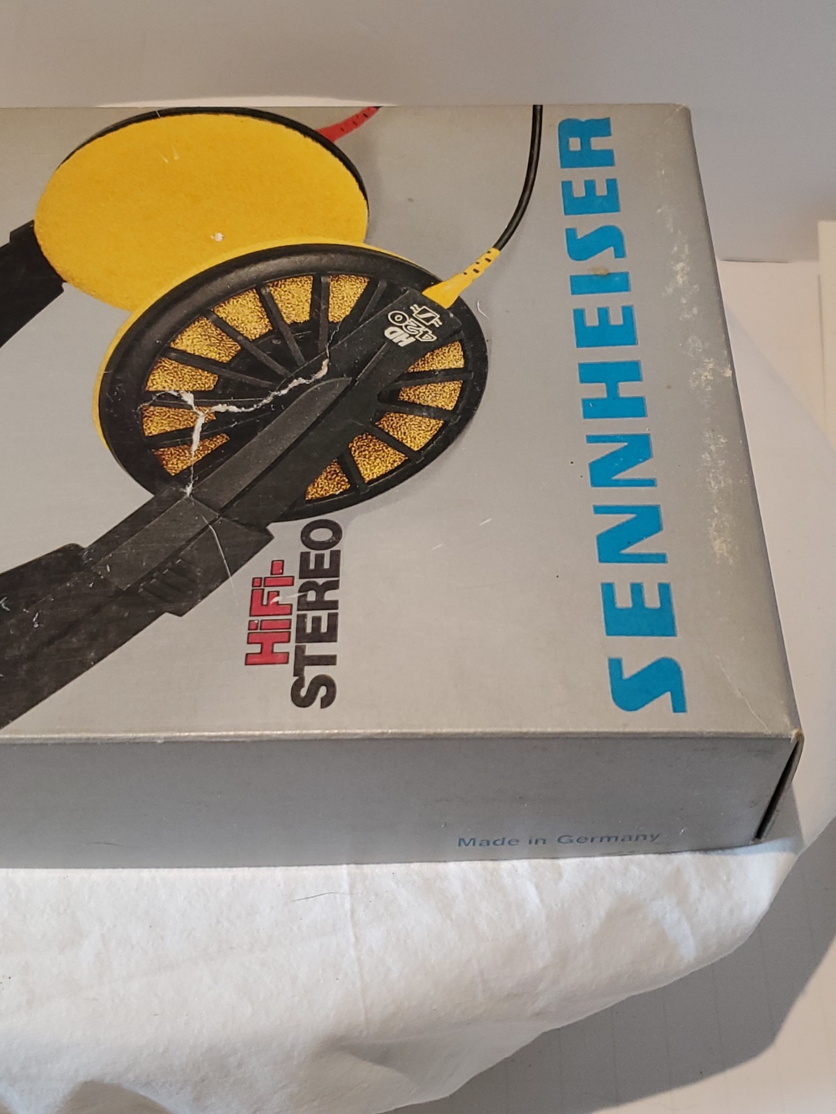 VTG 1980 Sennheiser HD 420 Headphones Original Box Made In Germany- WORKING