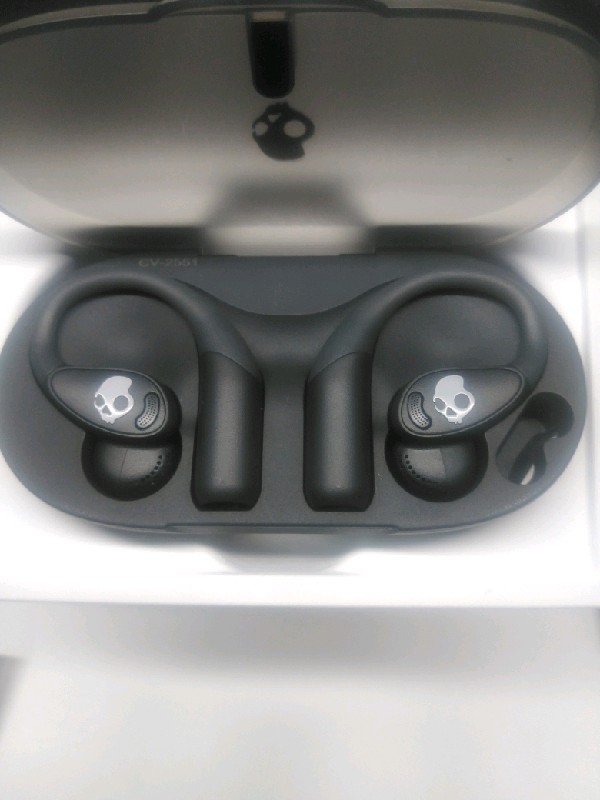 Skullcandy Push 540 Open Open-Ear Earbuds Black Wireless Secure Fit 42Hr Battery