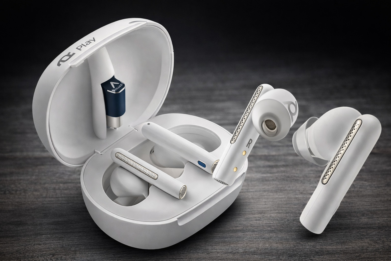 Plantronics HP Poly Voyager Free 60+UC Wireless Earbuds Stereo Bluetooth Headset