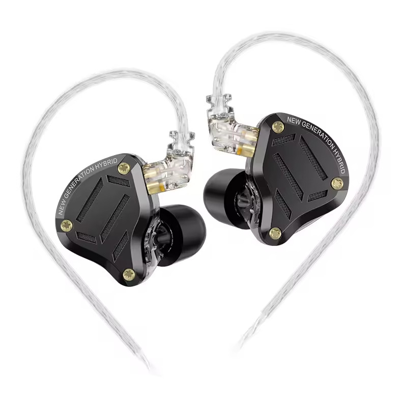 KZ ZS10 Pro 2 HiFi In-Ear Monitor Earphones 4-Level Tuning Deep Bass Wired