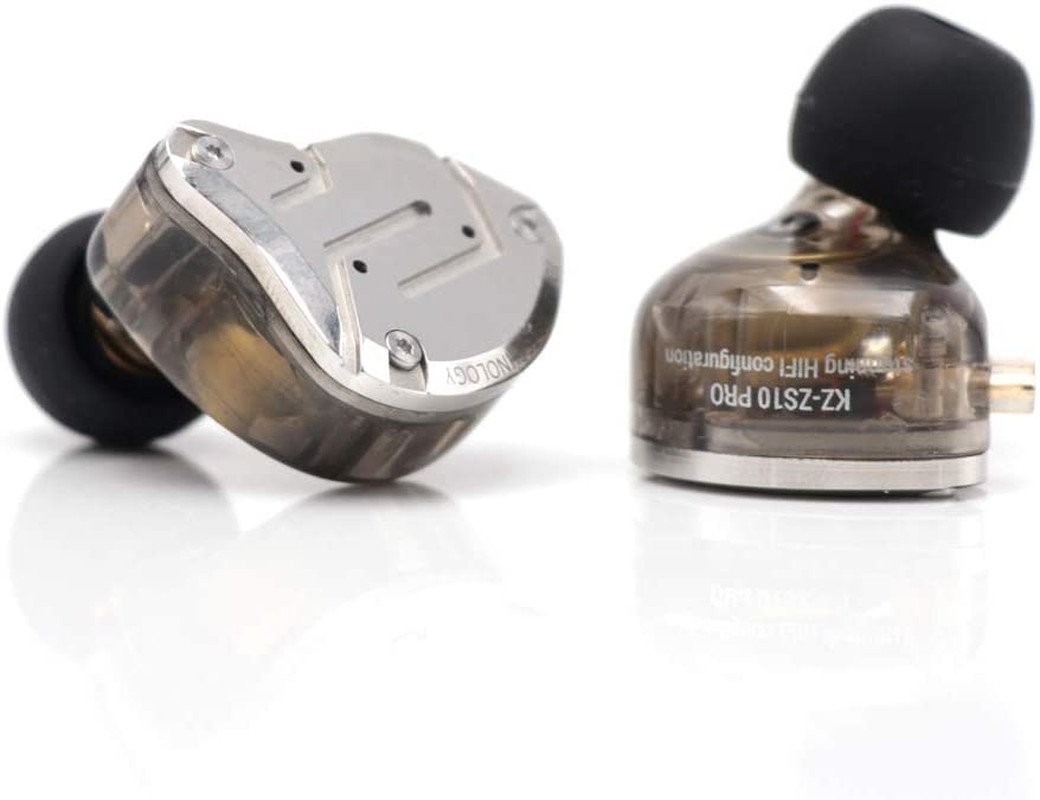 KZ ZS10 Pro, Linsoul 4BA+1DD 5 Driver in-Ear HiFi Metal Earphones with Mic