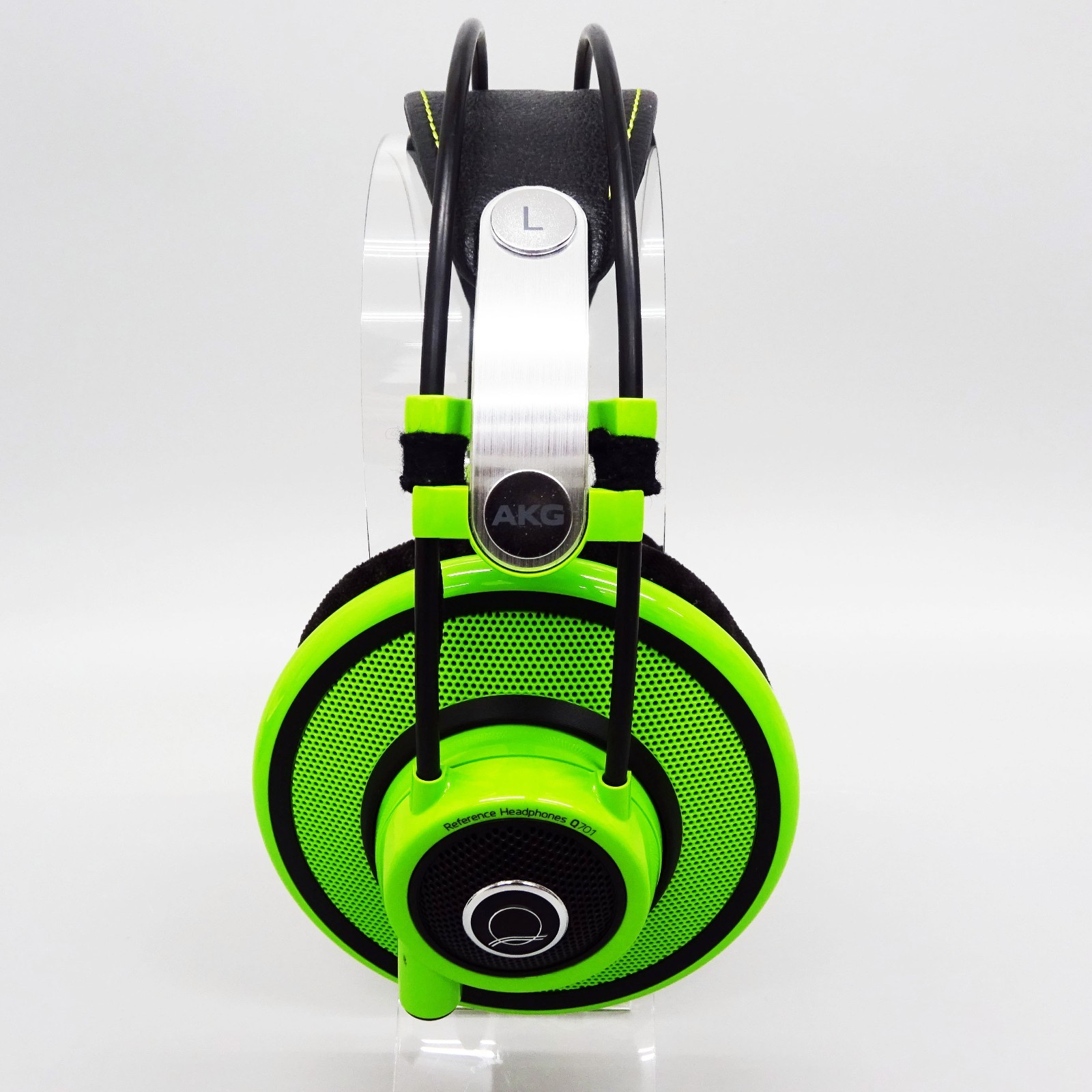AKG Open Type Headphone Q701 Green For DJ Studio Monitor Japan USED