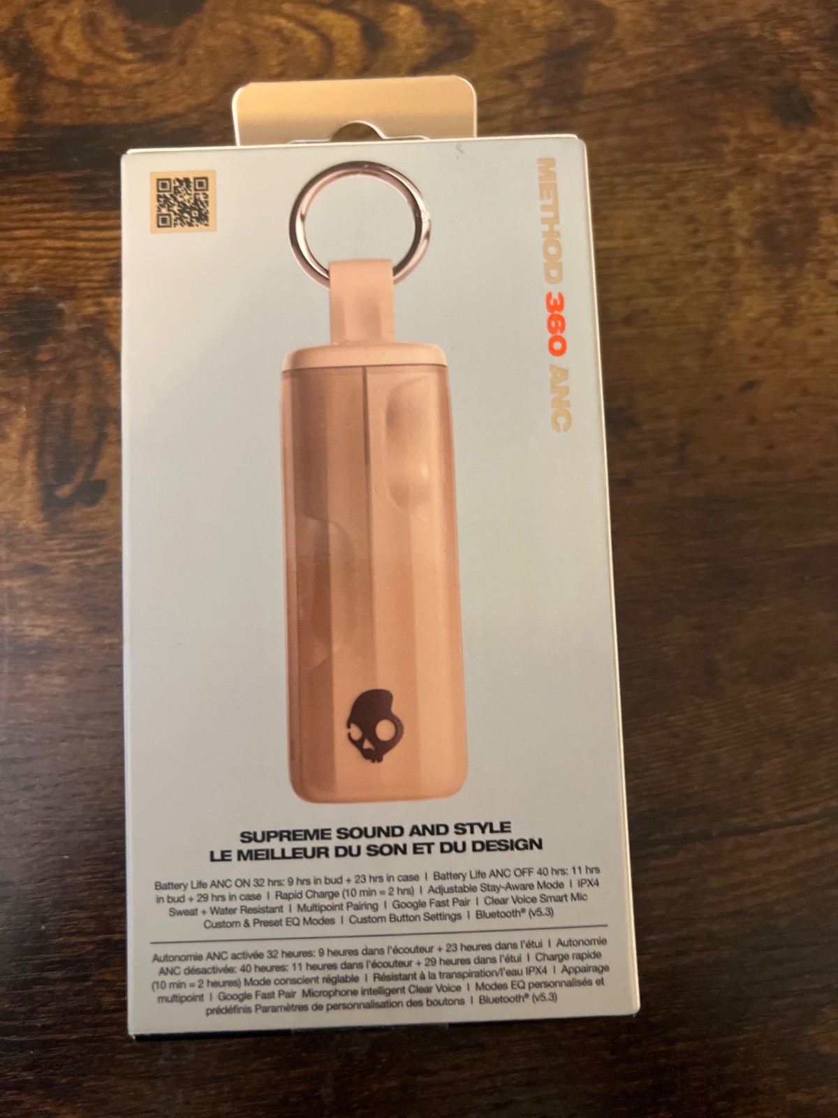 Skullcandy Method 360 ANC Wireless Earbuds with Sound by Bose, Primer – NEW