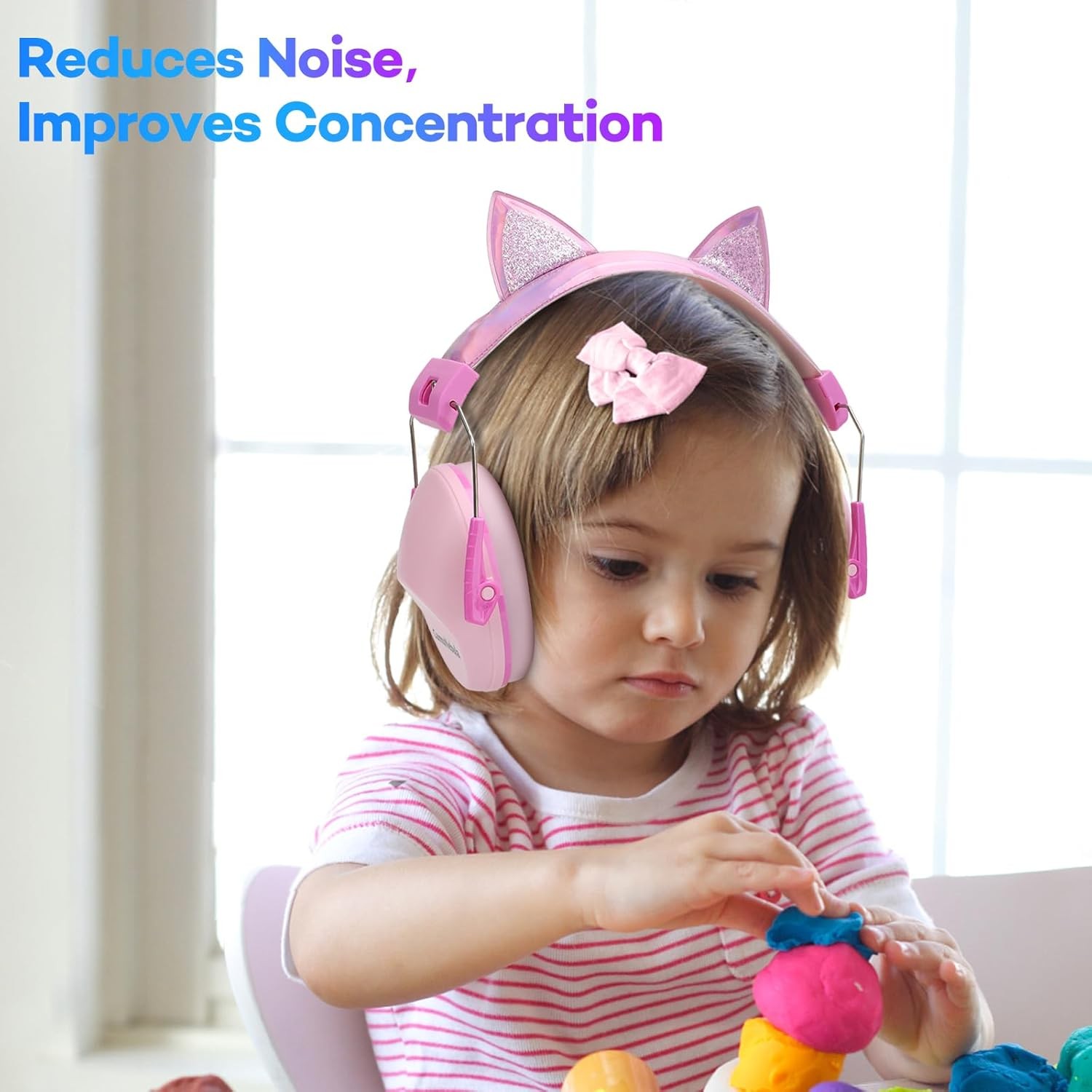 Noise Cancelling Headphones for Kids, Kids Ear Protection 28Db SNR Noise Reducti