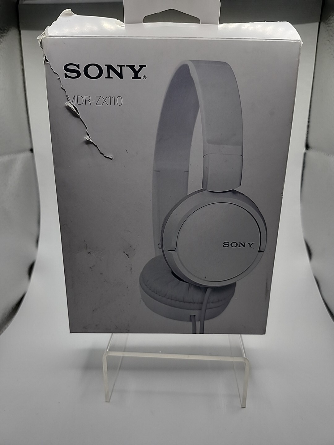 Sony MDR-ZX110 Ear-Pad (On the Ear) Headband Headphones – White