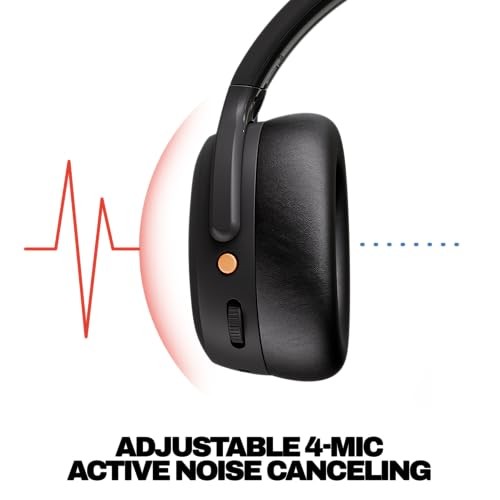 Skullcandy Crusher ANC 2 Wireless Headphones Noise Cancelling Black Over-Ear