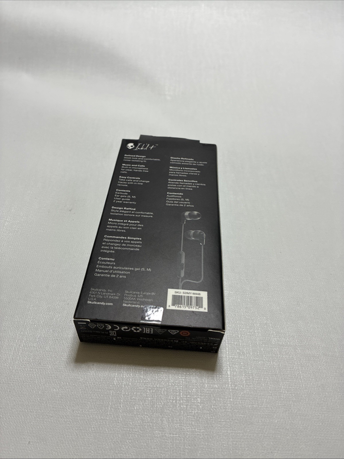 Skullcandy Ink’d Plus In-Ear Earbud – Black