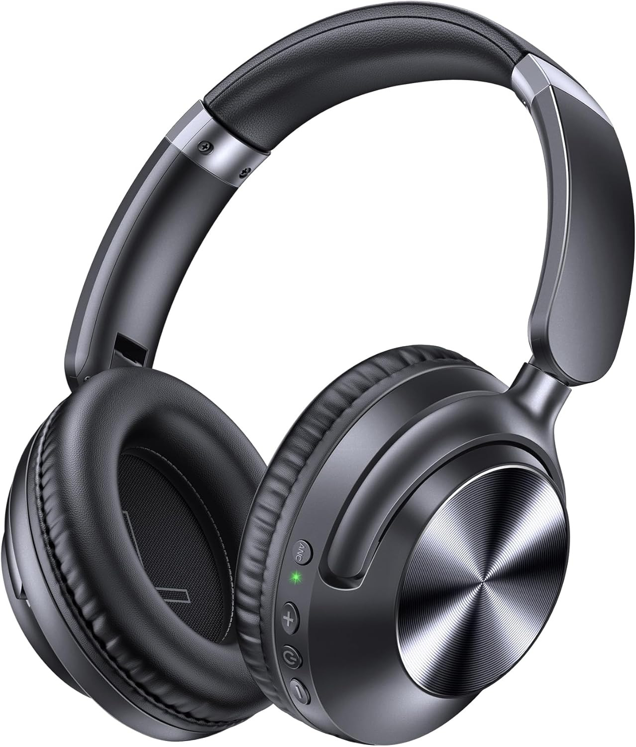 Hybrid Active Noise Cancelling Headphones 100H Playtime Wireless over Ear Blueto