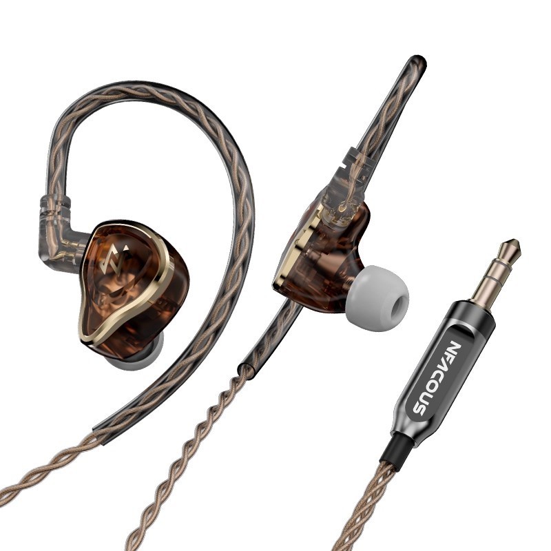 NFAudio NFACOUS NA20 Wired Headphones In Ear HiFi Earphone Dual Cavity Dynamic