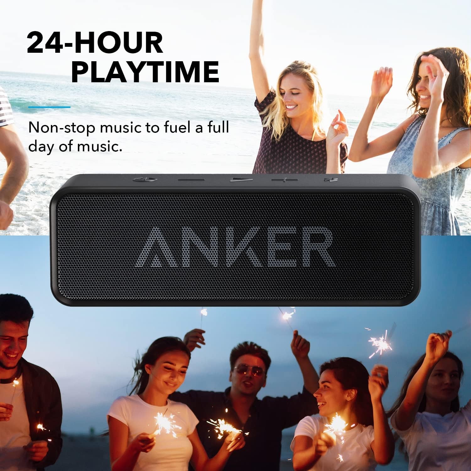 Soundcore by Anker Q20i Headphones+ Anker Soundcore Upgraded Bluetooth Speaker