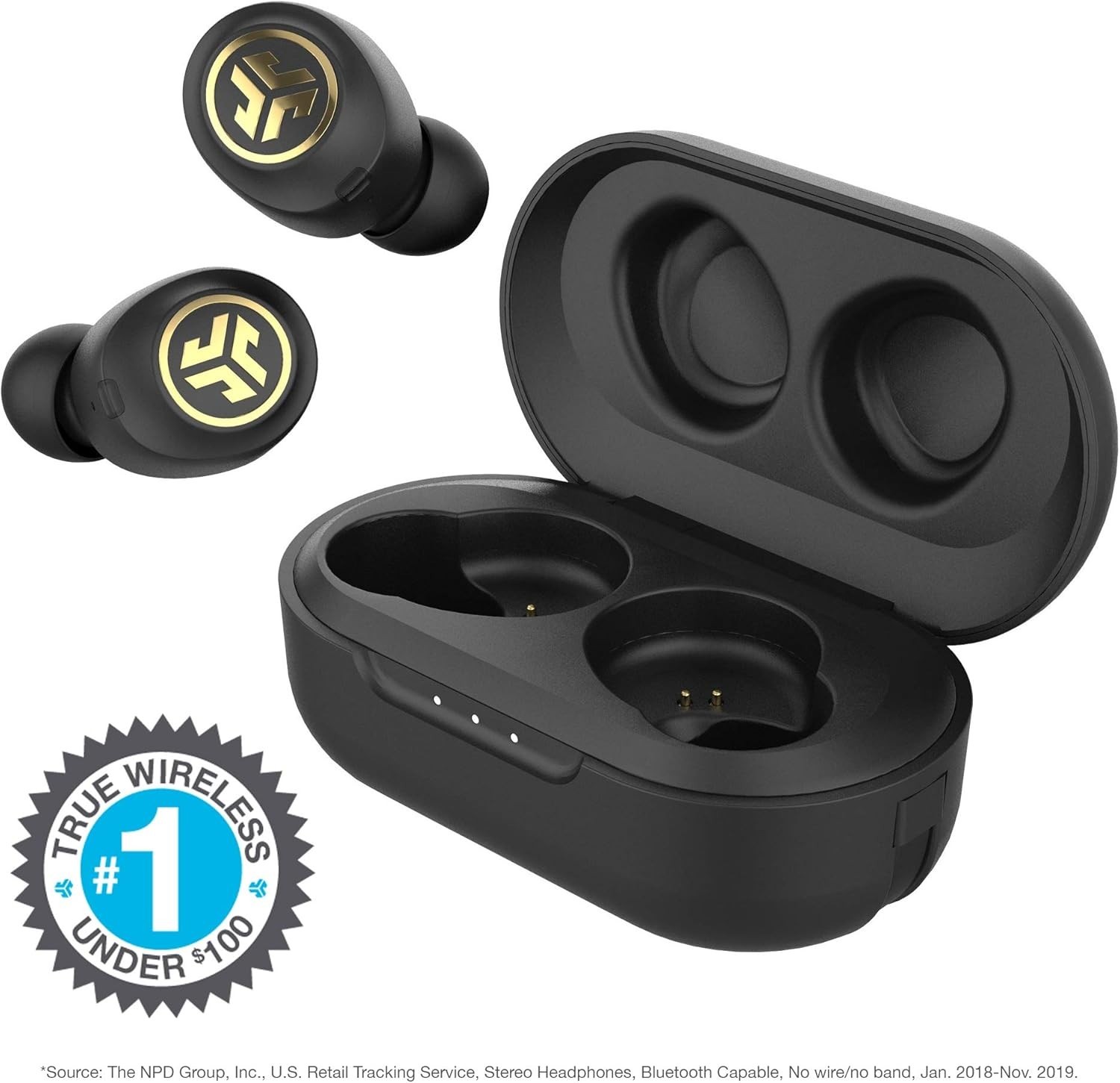 JLab JBuds Air Icon True Wireless Headphones Black