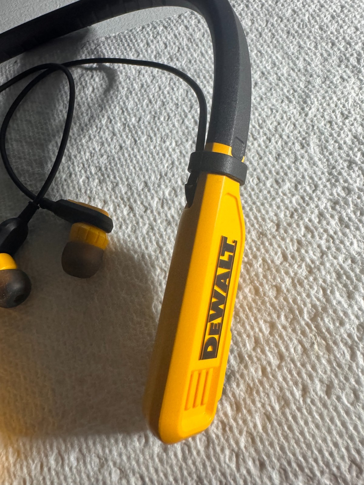 DeWalt Jobsite Pro Max Neckband headphones bluetooth heavy duty wireless