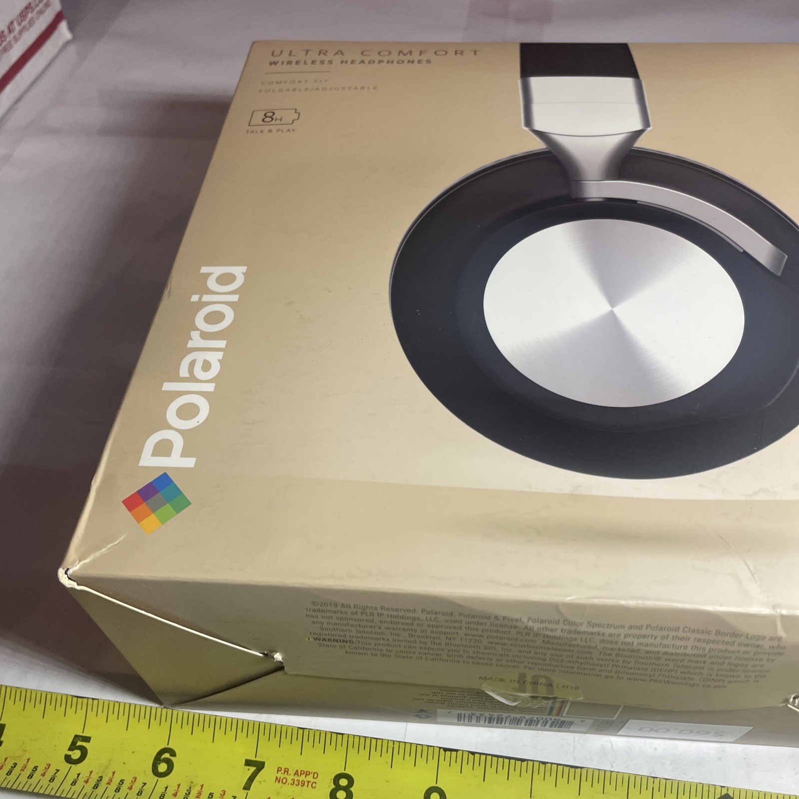 Polaroid Ultra Comfort Bluetooth Wireless Headphones Color Black