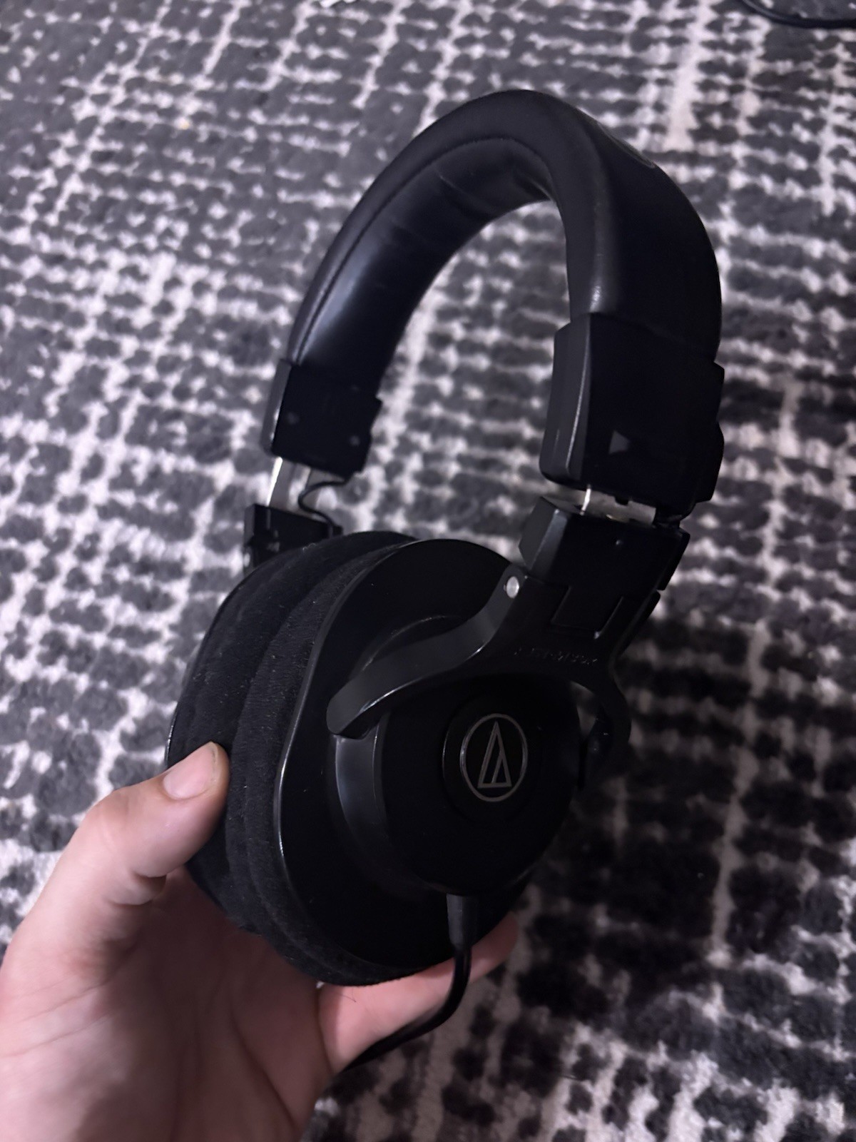 Audio-Technica ATH-M30 Over-Ear Wired Headphones Black Adjustable Headband