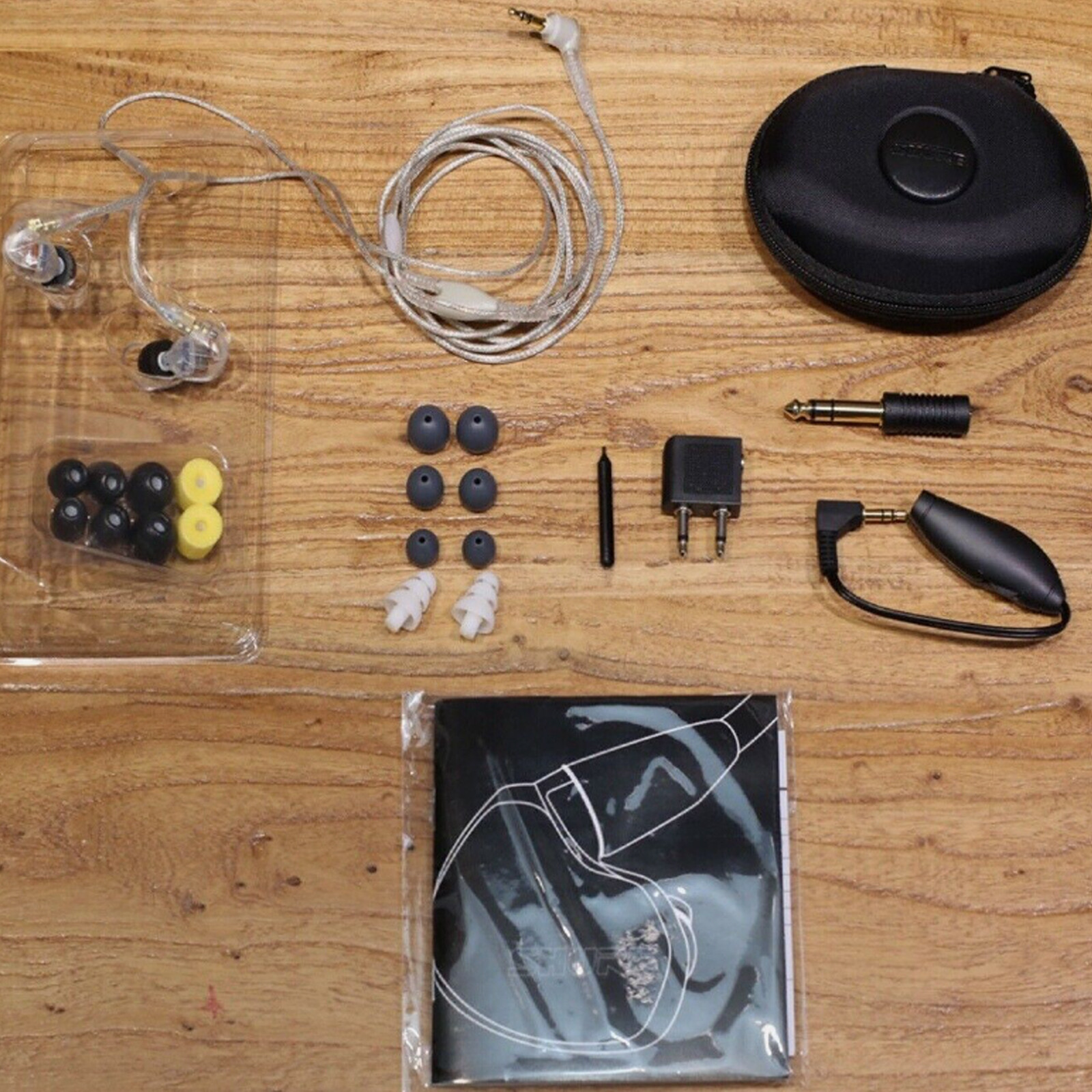 Shure SE535 Headphones Sound-Isolating In-Ear HIFI 3.5mm MMCX Cable For Phone PC