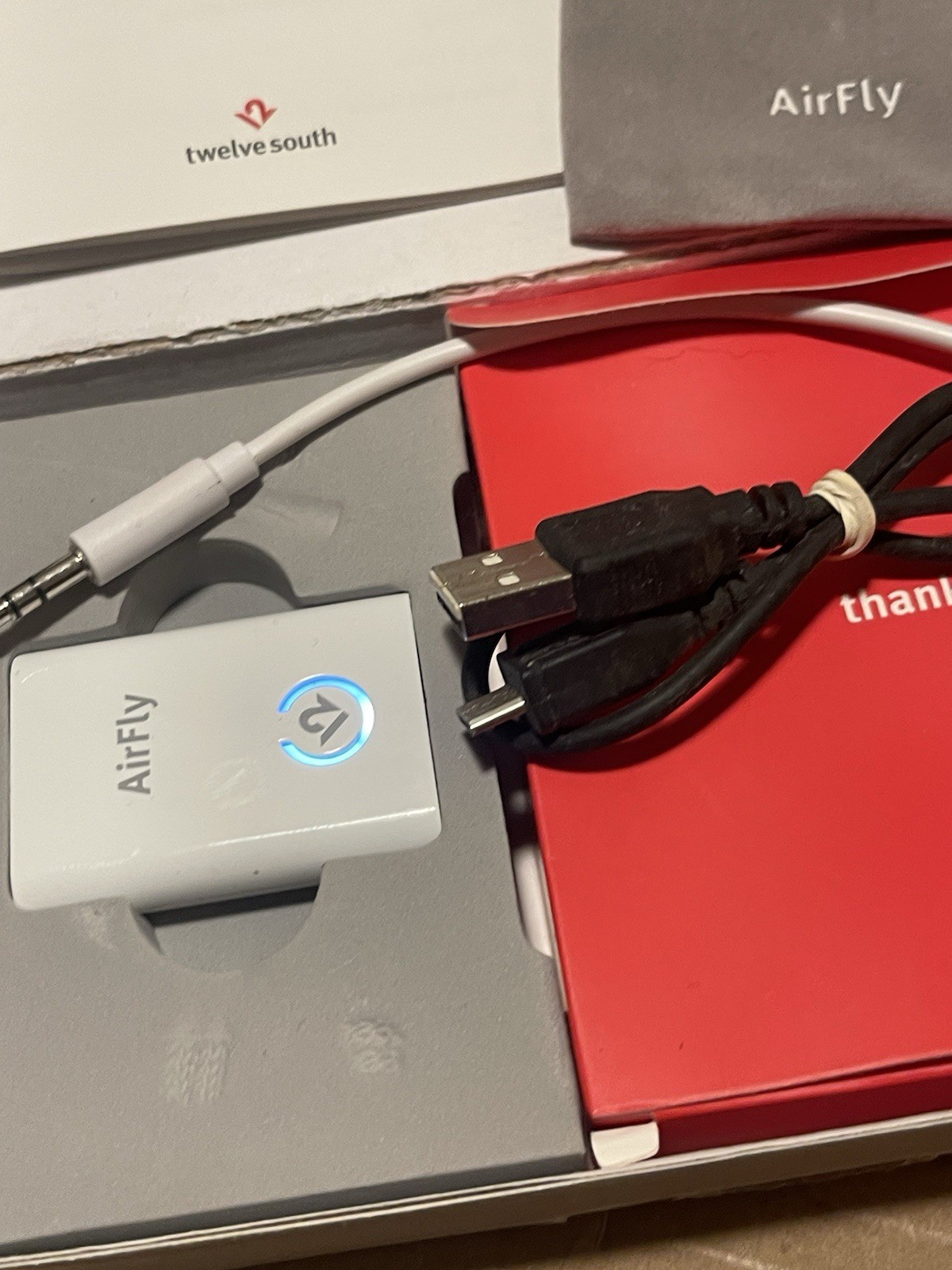 Twelve South AirFly Wireless Bluetooth Adapter For the Gym or Airplane Gen 1