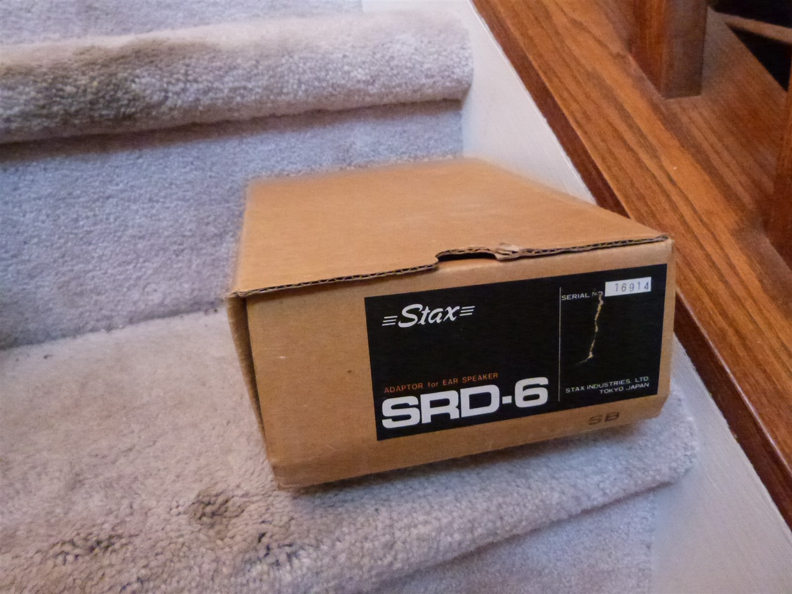~ STAX SR GAMMA Electrostatic Earspeaker Headphones & SRD-6/SB Adaptor IN BOXES