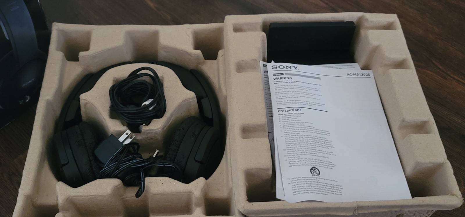 Sony MDR-RF985RK Over Ear Headphones – Black