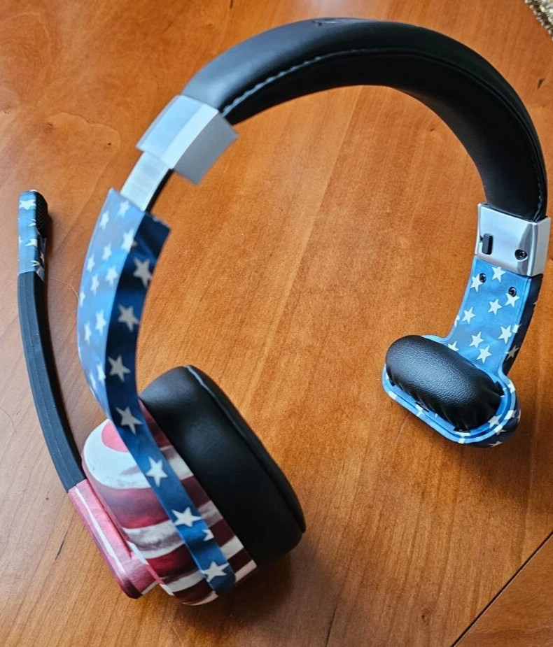 RAND MCNALLY CLEARDRYVE CD-100 BLUETOOTH HEADSET HEADPHONES STAR SPANGLED BANNER
