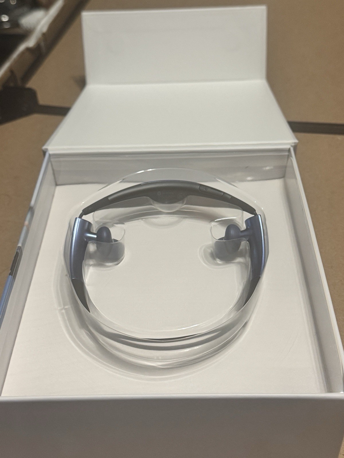 Samsung Gear Circle Wireless Necklace Headphones Blue Bluetooth New Open Box