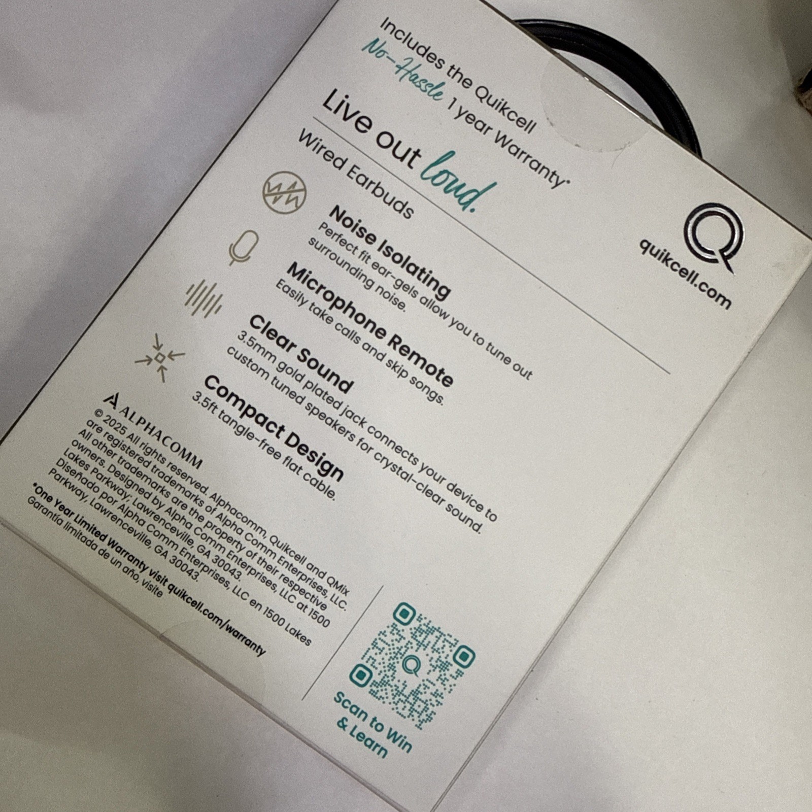quikcell earbuds