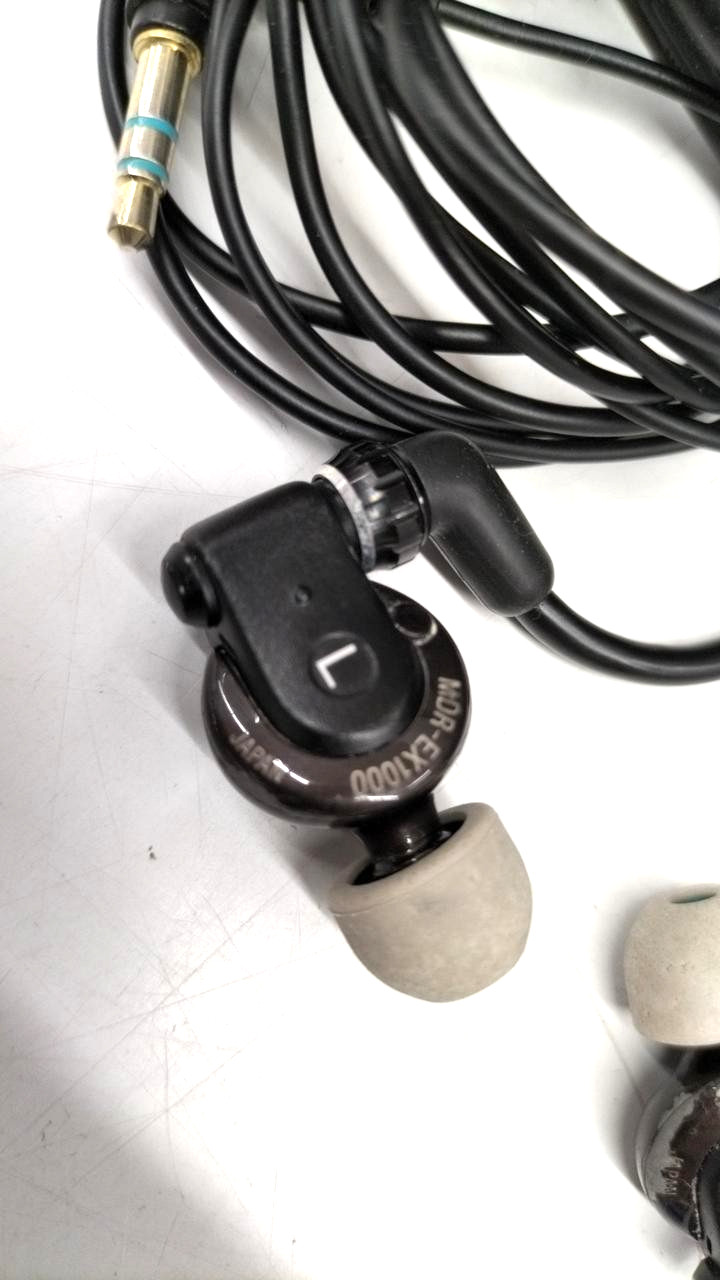 Sony MDR‑EX1000 In-Ear Monitor Headphones 16 mm Dynamic Driver Used