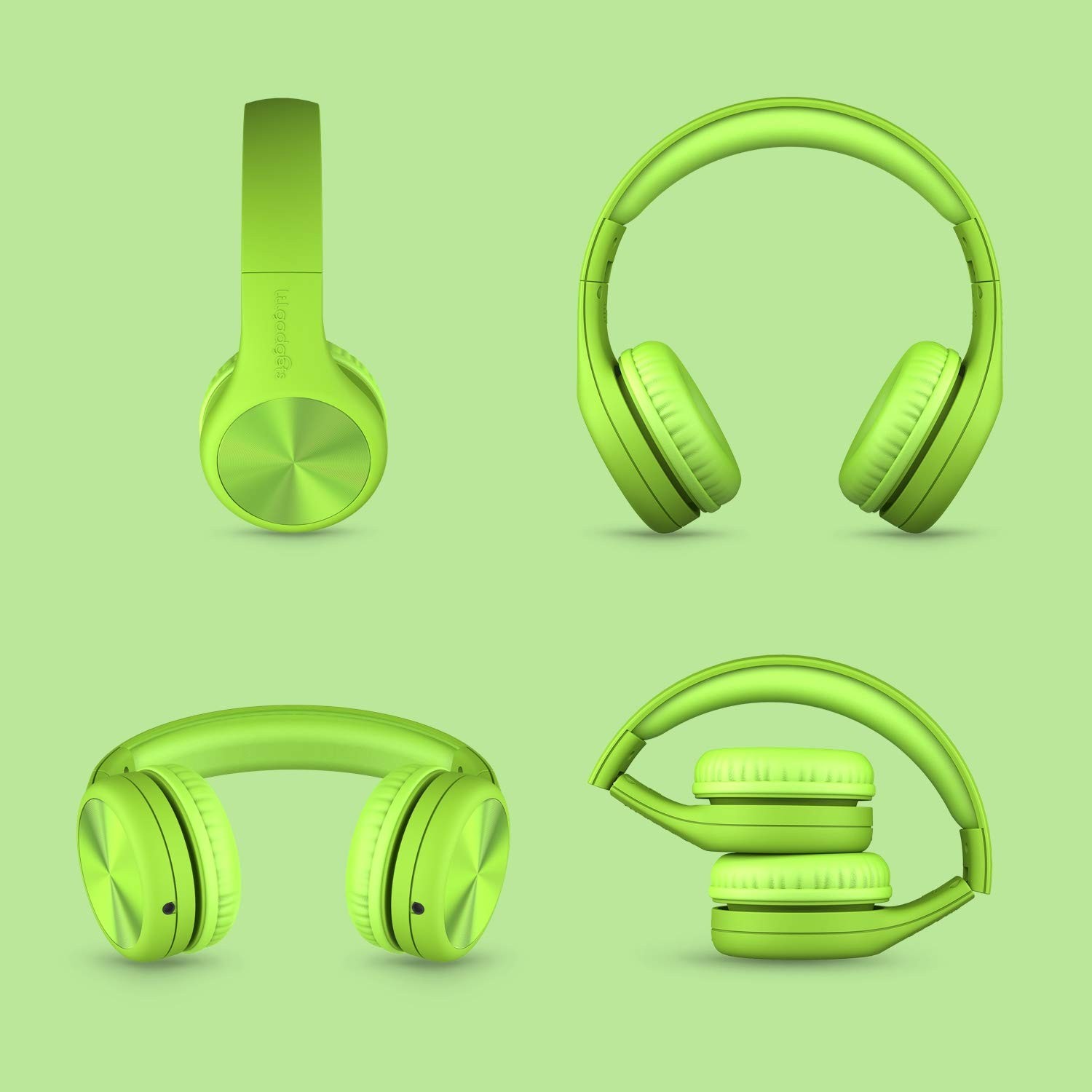 LilGadgets Connect+ Pro Wired Kids Headphones for School with Microphone, Vol…