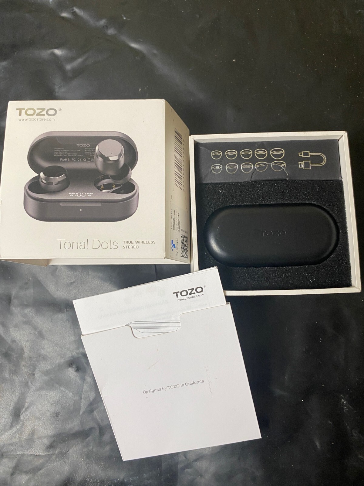 TOZO Tonal Dots(T12) Wireless Earbuds Digital display Headphones IPX8